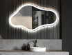 Asymmetrisk speil med lys LED C222 #6