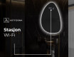 LED-badsspeil med uregelmessig form D221 #6