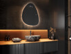 LED-badsspeil med uregelmessig form D221 #9