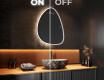 LED-badsspeil med uregelmessig form B222 #3