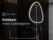 LED-badsspeil med uregelmessig form B222 #7