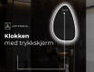 LED-badsspeil med uregelmessig form B222 #7