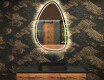 LED-badsspeil med uregelmessig form B223
