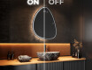 LED-badsspeil med uregelmessig form B223 #3