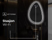 LED-badsspeil med uregelmessig form B223 #8