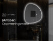 LED-badsspeil med uregelmessig form EG221 #9