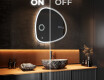LED-badsspeil med uregelmessig form EG222 #3