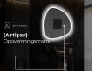 LED-badsspeil med uregelmessig form EG222 #9
