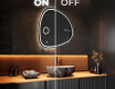 LED-badsspeil med uregelmessig form EG223 #3