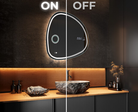 LED-badsspeil med uregelmessig form EG223 #3