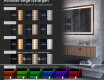 LED-badsspeil med uregelmessig form EG223 #10