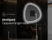 LED-badsspeil med uregelmessig form EG223 #9