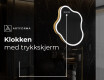 LED-badsspeil med uregelmessig form EM222 #8
