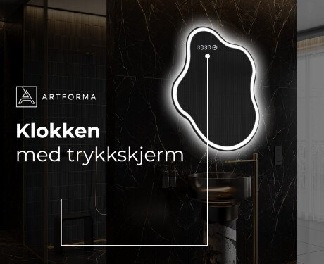 LED-badsspeil med uregelmessig form EM222 #8