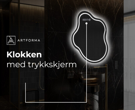 LED-badsspeil med uregelmessig form EM223 #8