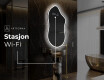 LED-badsspeil med uregelmessig form F222 #6