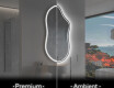 LED-badsspeil med uregelmessig form F223