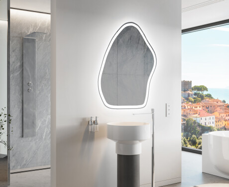 LED-badsspeil med uregelmessig form G222