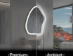 LED-badsspeil med uregelmessig form G222