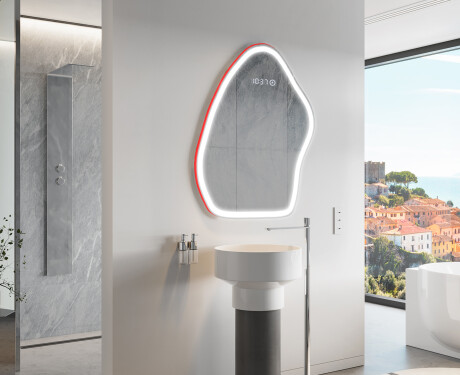 LED-badsspeil med uregelmessig form G222 #9
