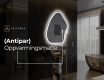 LED-badsspeil med uregelmessig form G222 #8
