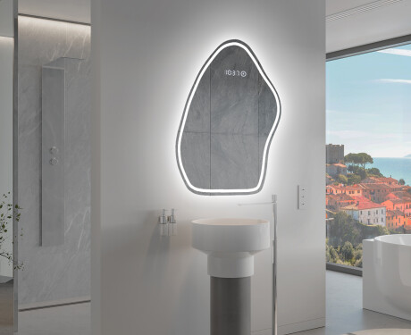 LED-badsspeil med uregelmessig form G223 #9
