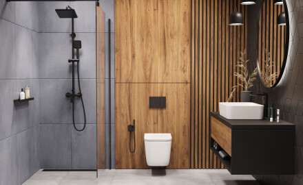 WC WC uten flens PAROS hvit med spyleforing