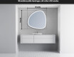 Asymmetrisk speil med lys LED J222 #3