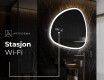 LED-badsspeil med uregelmessig form J222 #6