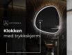LED-badsspeil med uregelmessig form J223 #7