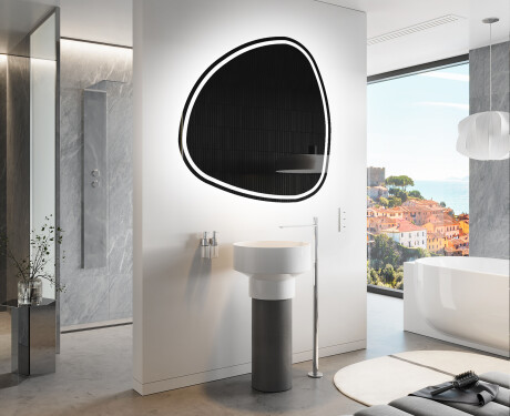 LED-badsspeil med uregelmessig form J223 #9