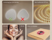 LED-badsspeil med uregelmessig form 74x74cm med kaldt LED-lys 7000K, varmt lys 3000K eller nøytralt lys 4500K #5