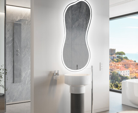 LED-badsspeil med uregelmessig form K222