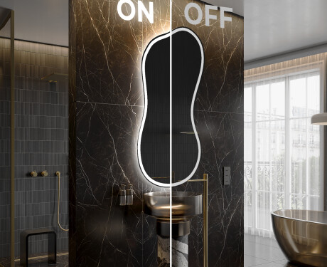 LED-badsspeil med uregelmessig form K222 #3