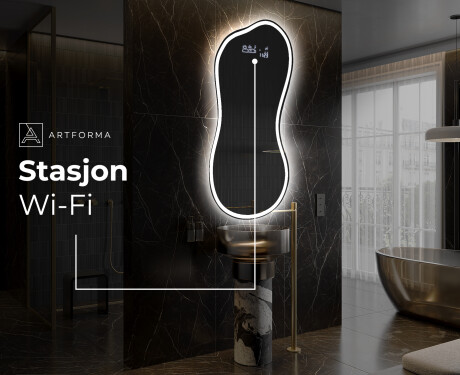 LED-badsspeil med uregelmessig form K222 #6