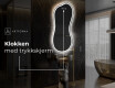 LED-badsspeil med uregelmessig form K222 #7