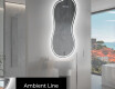LED-badsspeil med uregelmessig form K223 #3