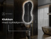 LED-badsspeil med uregelmessig form K223 #8