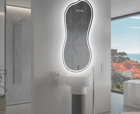 LED-badsspeil med uregelmessig form K223 #9