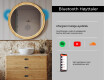 Speil i en treramme med LED-belysning #7
