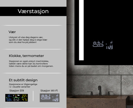 Speil Med Lys L02 #5