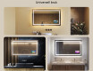 Speil Med Lys L15 120x80cm - SmartScreen, DualColor #2