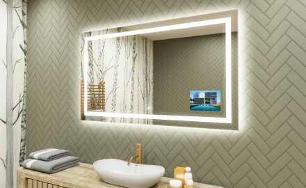 Speil Med Lys L15 120x80cm - SmartScreen, DualColor