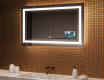 Speil Med Lys L15 120x80cm - SmartScreen, DualColor, Oppvarmingsmatte
