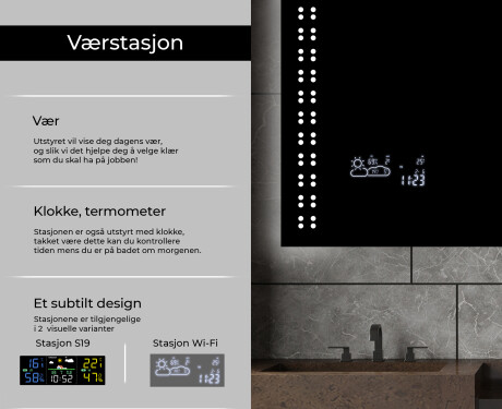 Speil Med Lys L55 #5