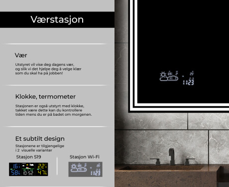 Speil Med Lys L57 #5