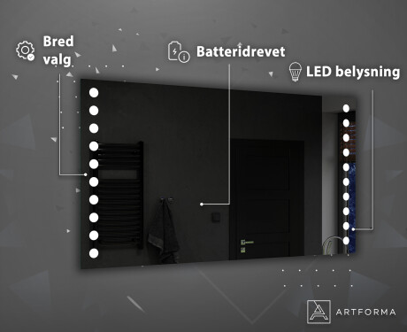 Batteridrevet Speil LED L06 #4