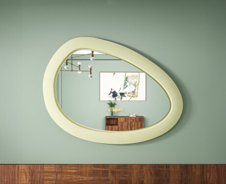 Asymmetrisk LED-speil med MDF-ramme L310 #7