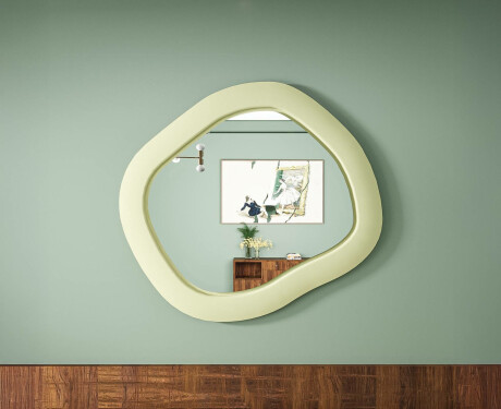 Designer LED-speil med MDF i geometrisk form L309 #4