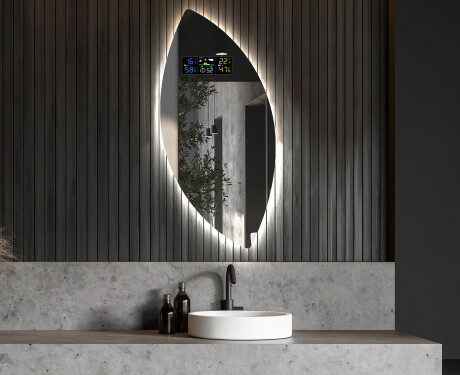 Dekorativt speil med LED lys L221 #6
